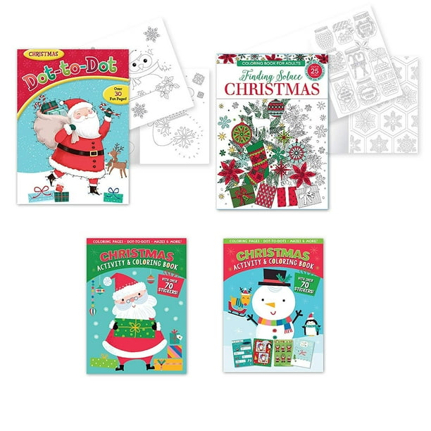 Download B There Bundle Of Christmas Coloring Activity Book Set Of 4 Xmas Coloring Books Walmart Com Walmart Com