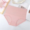 thumbnail image 3 of adviicd Lingerie for Women Panties for Crochet Lace Up Panty Hollow Out Underwear Lingerie Panty Back Waist Crossing Design Pink 6X-Large, 3 of 5