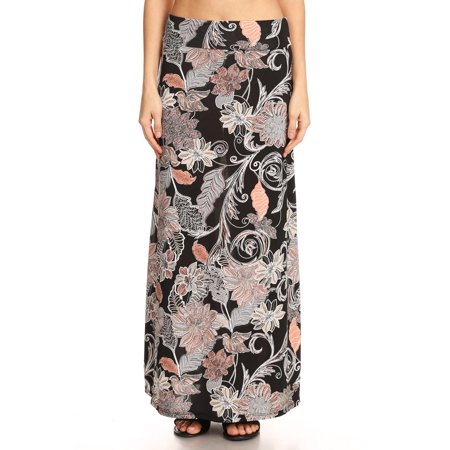 black maxi skirt walmart