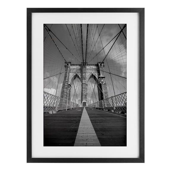 Stupell Industries Industrial Intertwining Industrial Bridge Black Framed Print Under Glass, 14 x 20, by Sophie 6