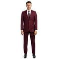 thumbnail image 2 of Azzuro 2-Piece Suit Set with Jacket and Dress Pants, Slim Fit, 2 of 6
