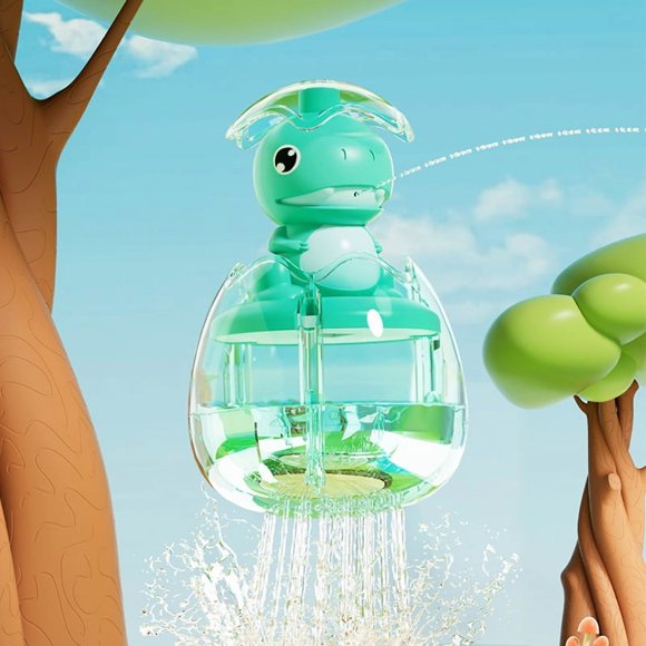 Baby bath water toy - Water Bathtub Pool Toys Fun Egg Hatching Easter Gifts for Toddlers (Transparent dinosaur egg)