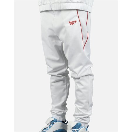 Reebok Mens I3 Franchise Athletic Jogger Pants, White, Small