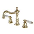 thumbnail image 1 of Kingston Brass KS1972WLL Robinet de Lavabo à Large Diffusion avec Poignée en Laiton Poli, 1 of 2