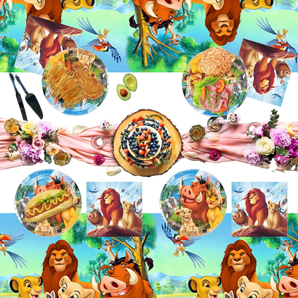 Fun Express Lion King Getränkeservietten – 16 Stück, Geburtstags-Partyzubehör, Lizenziert