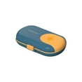thumbnail image 1 of Pill Case Portable 6 Compartments Daily Pill Container Carry Case Blue, 1 of 8