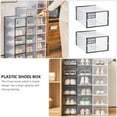 thumbnail image 5 of 3 unids Transparent High-Top Baloncesto Cajas Soluciones Zapatos Cajas de visualización, 5 of 5