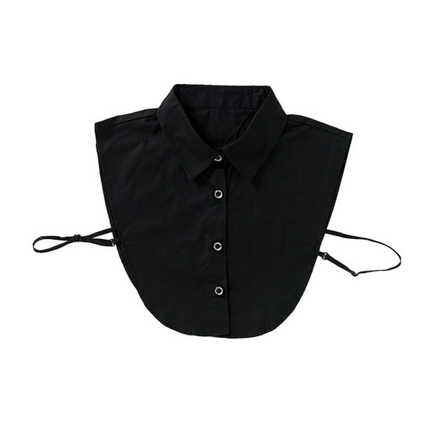 Jooan Fake Collar Detachable Blouse Dickey Collar Half Shirts False Collar For Women Favors Black Walmart Com Walmart Com