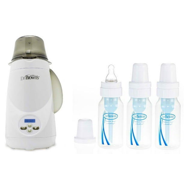 Dr. Brown's BPA Free Polypropylene Bottle + Dr. Brown's Bottle Warmer