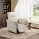 thumbnail image 1 of Sillón Reclinable Eléctrico – Giro 270° – Bolsillos Laterales – Puerto USB – Piel PU – Reposabrazos Gruesos – Sala o Dormitorio – Blanco, 1 of 9