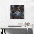 thumbnail image 2 of ARTCANVAS Dancers 1885 Canvas Art Print by Edgar Degas - Size: 18" x 18" (0.75" Deep), 2 of 9