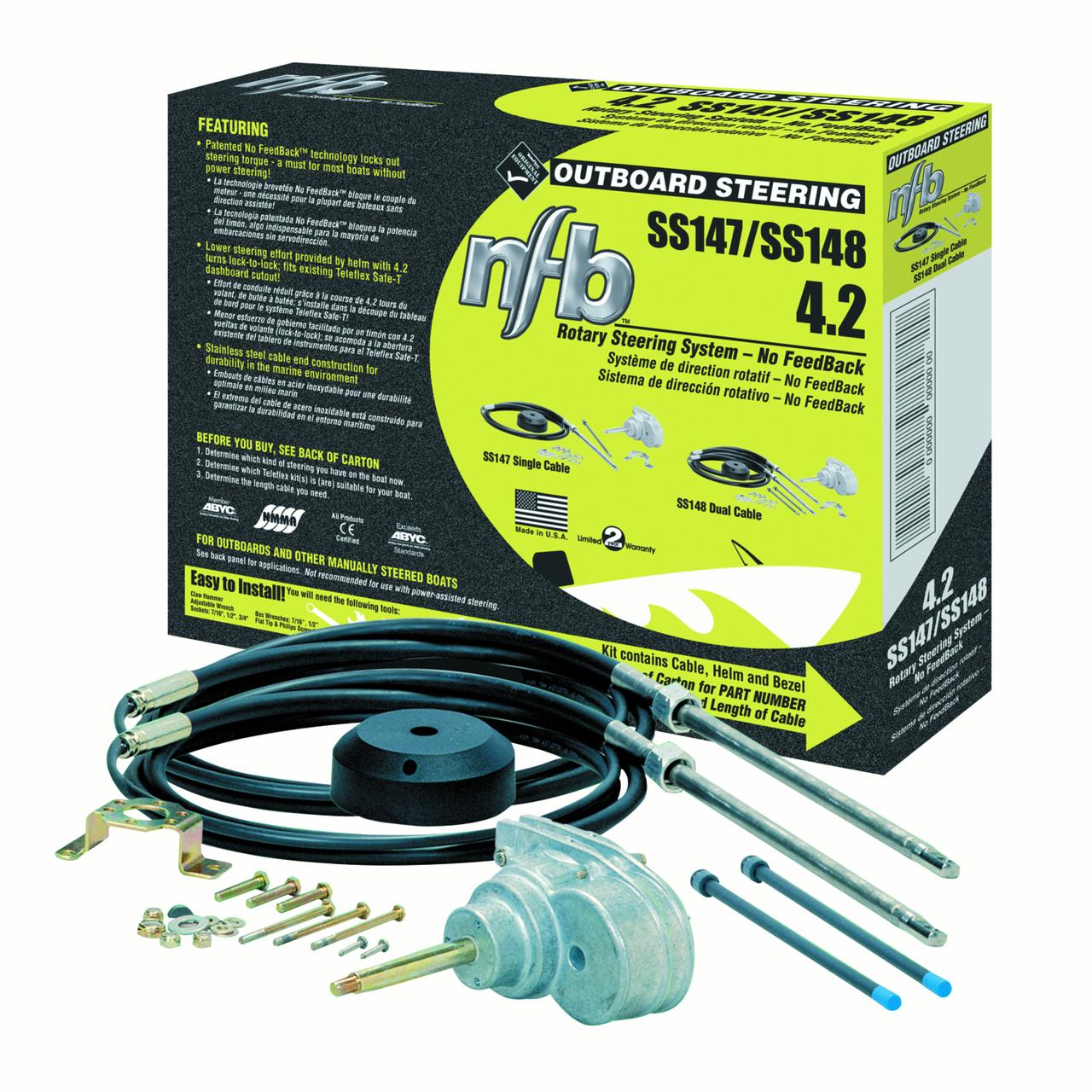 SeaStar Solutions No FeedBack 4.2 Rotary Steering Kit