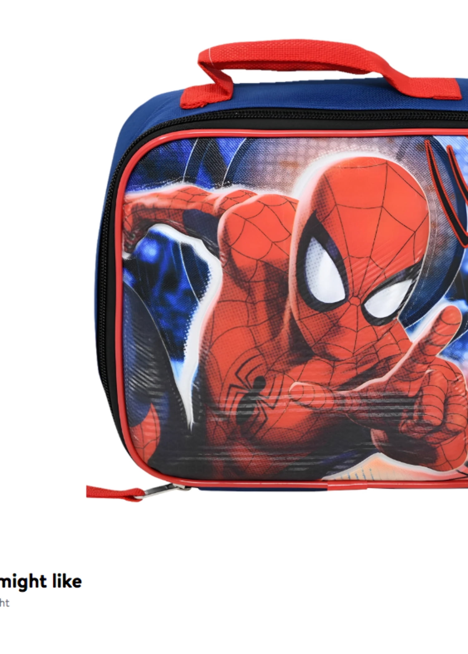 Bioworld Boys Spiderman Polyester Reusable Lunch Bag