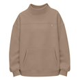 thumbnail image 2 of Ticikt Boys Girls Hoodies - Pet Holder Kitten Puppy Carriers Pullover Long Sleeve Sweatshirt,Khaki, 2 of 4
