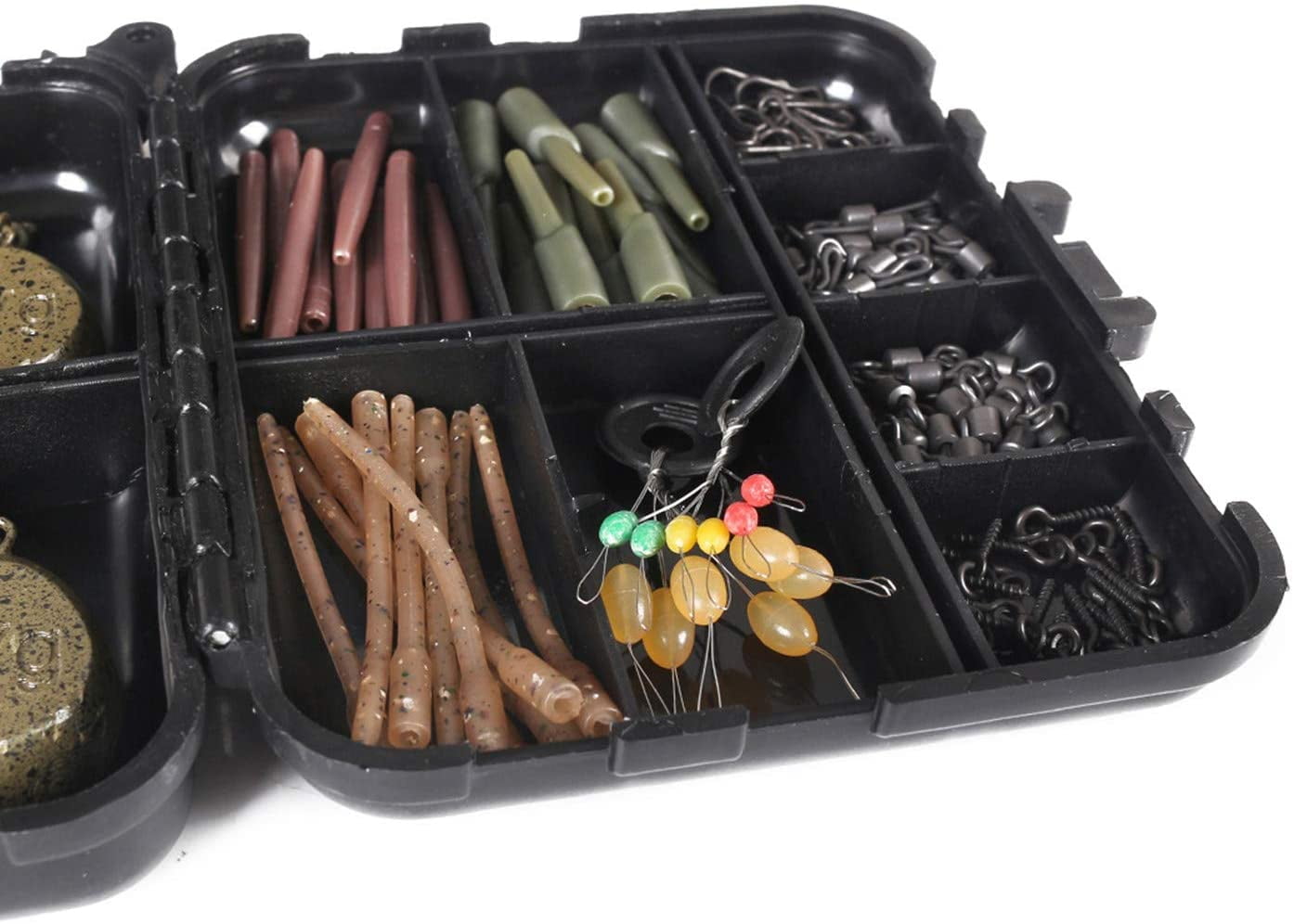 Details about / 2pcs Fishing Inline Feeder Carp Lure Cage Plastic Rust-proof Hook Fishing Supply