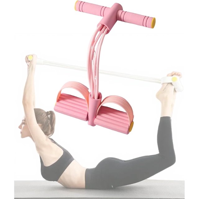 YISITIAN Multifunction Tension Rope, 8-Tube Elastic Pull Tube Resistance Bands for Full Body Workout, Home Gym Fitness Training for Adults Beginners Professionals AZ1014-3554