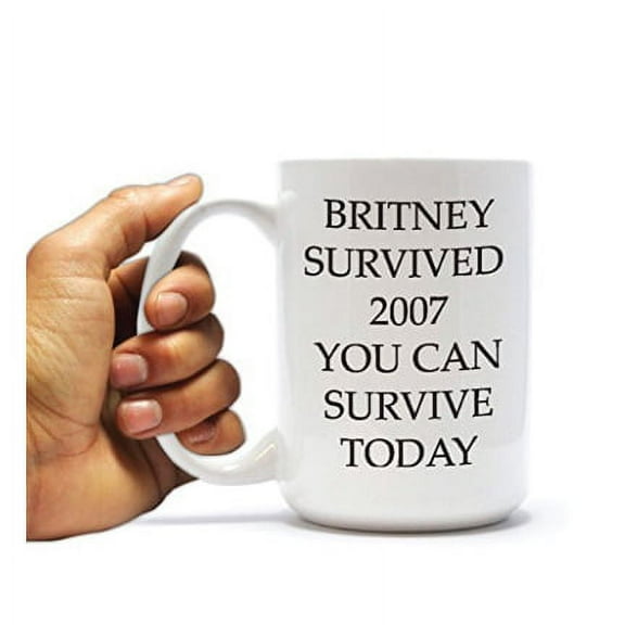 Survive the Day - Britney Spears 2007 - 15oz Coffee Mug