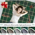 thumbnail image 5 of Buffalo Plaid Rug Green & White Check Indoor/Outdoor Area Rug 2'x3' Christmas Layering Doormat for Hello/Welcome Hand Woven Cotton Rug for Front Door Porch Kitchen/Laundry Room-Green, 5 of 7