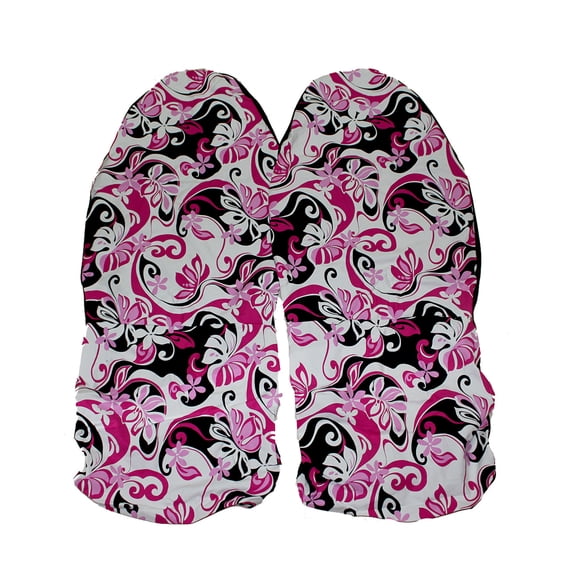 Hawaiian Car Seat Covers, Pink, set of 2 Front Bucket seat covers, Made in Hawaii USA