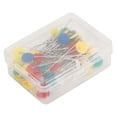 thumbnail image 3 of 100Pcs Sewing Pins Stitching Fixing Color Needle With Transparent Plastic Box, Strong And Durable Stainless Steel Wire, For Fabric, Home Decoration Sewing, Crafts, Embroidery, 3 of 8