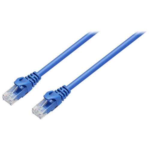 Best Buy Essentials 15.25m (50 ft.) Cat-6 Ethernet Cable (BE-PEC6ST50-C) – High-Speed Gigabit RJ45 Network Cable for Router, Modem, PC & Gaming – Blue