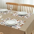 thumbnail image 3 of Golden Retriever Summer Placemats Table Placemats Set Of 4-Linen Kitchen Washable Placemats Table Mats 11.8"x17.7"Non-Slip Heat Resistant, 3 of 6