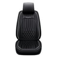 thumbnail image 5 of Maidao Car Seat Covers Leather Set for Infiniti for QX30/Q30 2017-2019 5 Seats Compatible Airbag Water Resistant Front Rear Cushion Protector Black, 5 of 7