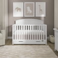thumbnail image 2 of Dream On Me Storybrooke 5 in 1 Convertible Crib with Under Drawer, White, 2 of 8