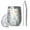 Fantasy Princess Pattern, variant on 12oz Stemless Wine Tumblers Fairy Tale Princess Pattern Vacuum Insulated Stainless Steel Travel Tumbler Cups Mug with Lid and Straw for Champaign,Cocktail,Beer with Cleaning Brush