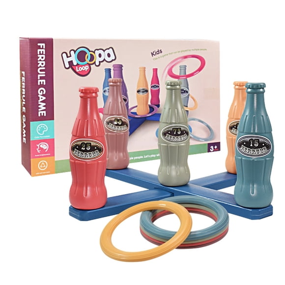 Juegos de fiesta de cumpleaños, anillo de carnaval, anillo para lanzar botellas, juego de lanzamiento de botellas, juego de lanzamiento de botellas diseñado para precisión