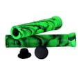 thumbnail image 4 of 2 piezas de puños de manillar de bicicleta de repuesto ligeros, ergonómicos y antideslizantes. Verde, 4 of 9