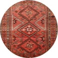 thumbnail image 1 of Ahgly Company Indoor Round Traditional Orange Southwestern Area Rugs, 4' Round, 1 of 6