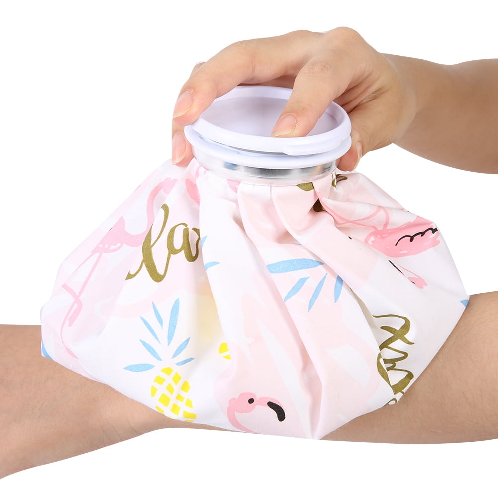 Rdeghly 9 Inch Reusable Cold Pack Muscle Sport Injury Pain Head Relief First Aid Ice Bag Health