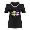 thumbnail image 6 of Womens Short Sleeve Tops Womens T Shirts Loose Fit Tshirts Shirts for Women Graphic Blouses Casual, 6 of 6