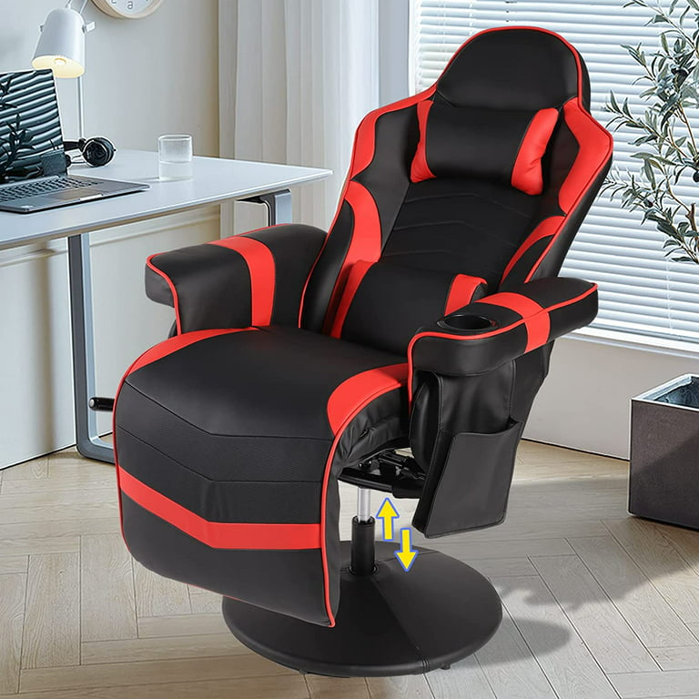YRLLENSDAN Massage Gaming Chair Video Game for Adults, PU Leather Computer  Chair with Arms & Massaging Back Ergonomic High-Back Video Game Chair for  Men Women, Camo 