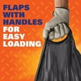 thumbnail image 4 of Heavy Duty Trash Bags, Large | 42 Gallon | For Contractors | 26 Count, Pack of 2, 4 of 6