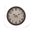 thumbnail image 4 of Clocks - 20" Round - Wall Clock - Antique Brown - Transitional, 4 of 6