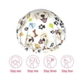 thumbnail image 5 of KLL Labrador Retriever Dog Pattern Shower Cap & Bath Cap for Women,Reversible Oversized Waterproof Shower Caps for all Hair Lengths,Elastic Reusable Bathing Hair Cap, 5 of 6