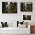 thumbnail image 4 of Designart "Kings of the Forest Sequoia Majesty I" Landscapes Print on Natural Pine Wood, 4 of 5