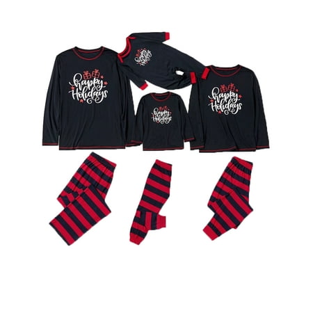 

Karuedoo Christmas Family Matching Pajamas Set Adult Mens Womens Kids and Baby Sleepwear
