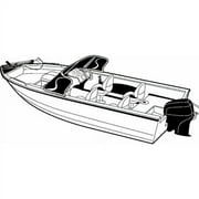 Carver Covers 72317P; Boat Cover 17 Aluminum V-Hull Wide Poly