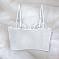 thumbnail image 6 of Women's Rhinestone Corset Top Sexy Mesh Bustier, Underwire Push Up Boned Crop Tank, Sheer Sequin Party Clubwear, Adjustable Strap Camisole, 6 of 7