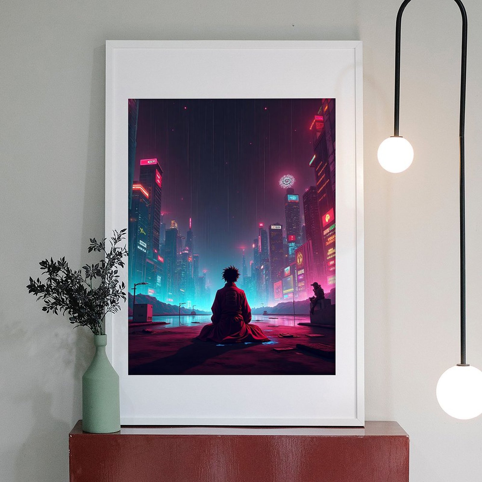 Diamond Art Kits for Adults - Cool Cyberpunk Cityscape Print No.18 5D Frameless Dimond Painting Kit for Adults Beginner, Round Diamond Kits for Home Wall Decor, Gift for Women