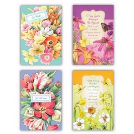 77682 Card - Boxed - Get Well - Marjolein Bastin, Box of