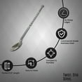 thumbnail image 5 of Rattleware Stainless Steel Twist Bar Spoon, 11.5", for Cocktails and Coffee, 5 of 8