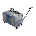 thumbnail image 5 of Stgfyxgs Cat Carrier with Wheels, Pet Travel Bag for 2 Small Cats,Rolling Cat Dogs Carrier Pet Travel Carrier on Wheels for Cats Puppy Dark Blue, 5 of 9