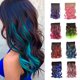thumbnail image 4 of Color Highlights Cinco Clip Extensiones de cabello rizado Peluca Pieza Cortina de pelo, 4 of 4