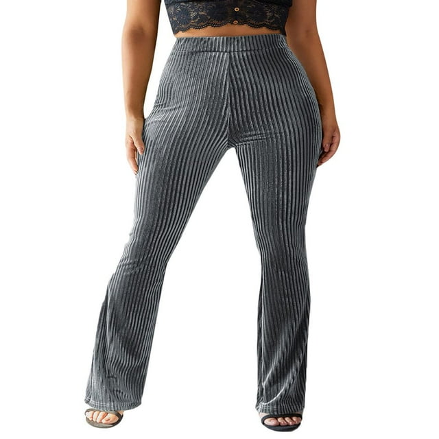 Women‘s Bootcut Yoga Pants Tummy Control Workout Bootleg Velvet Lounge Active Trouser Sweatpants