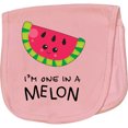 thumbnail image 2 of Inktastic I'm One in a Melon Watermelon Humor Baby Burp Cloth, 2 of 3