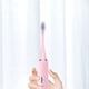 thumbnail image 5 of Cepillo de dientes eléctrico recargable Soundwave - 5 cabezales de cepillo, 5 modos, batería de 60 días, temporizador de 30 segundos, carga USB, rosa verde blanco, 5 of 9